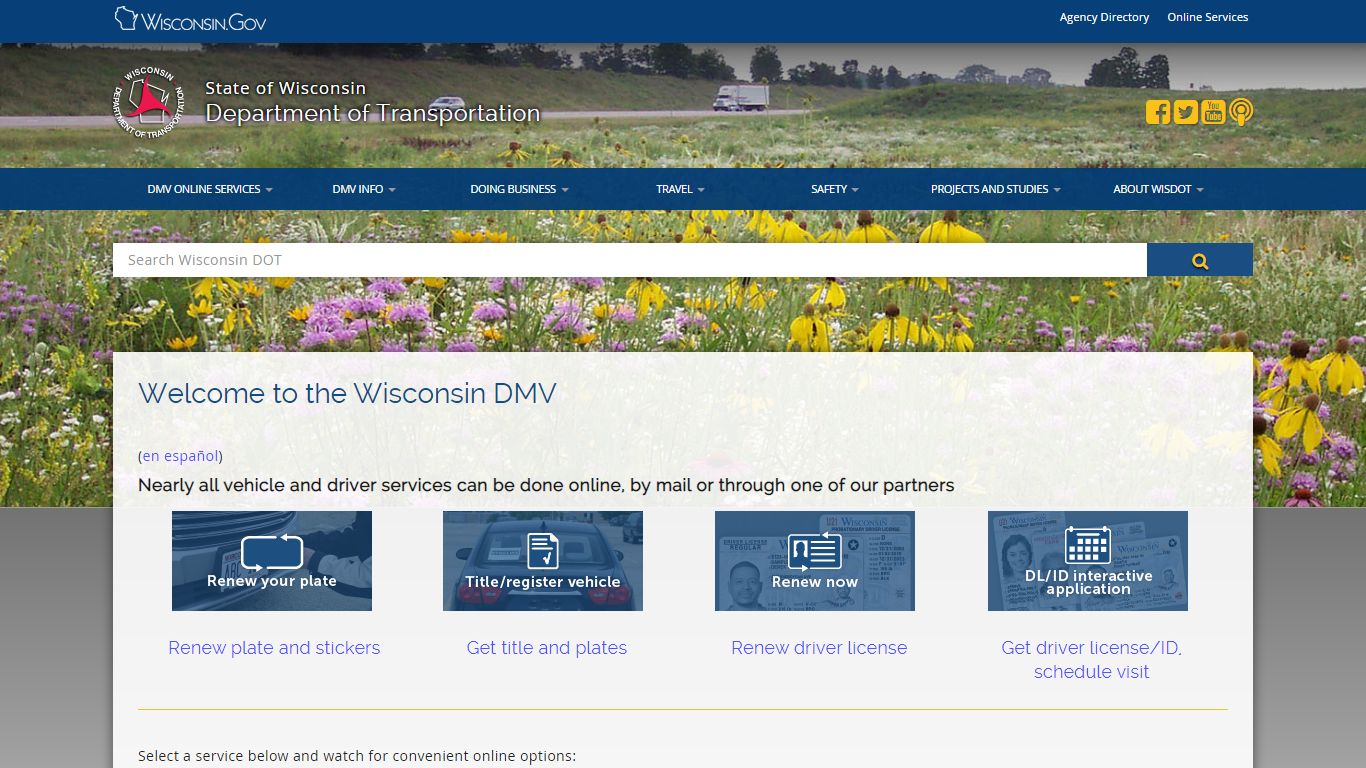 Wisconsin DMV Official Government Site - Division of Motor Vehicles ...